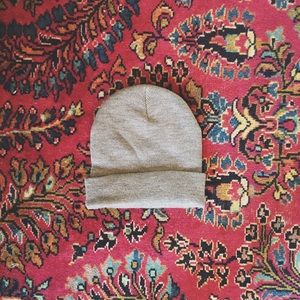 Gray beanie